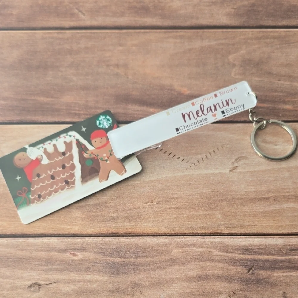 Melanin Card Key Holder and Remover - Cream and Brown